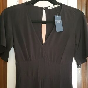 NWT Butterfly Sleeve Keyhole Jumpsuit